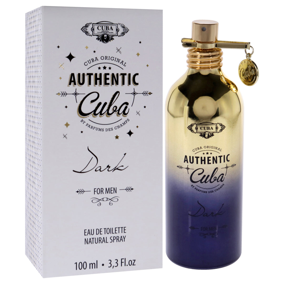 Cuba Authentic Dark by Cuba for Men - 3.3 oz EDT Spray - Nexusni