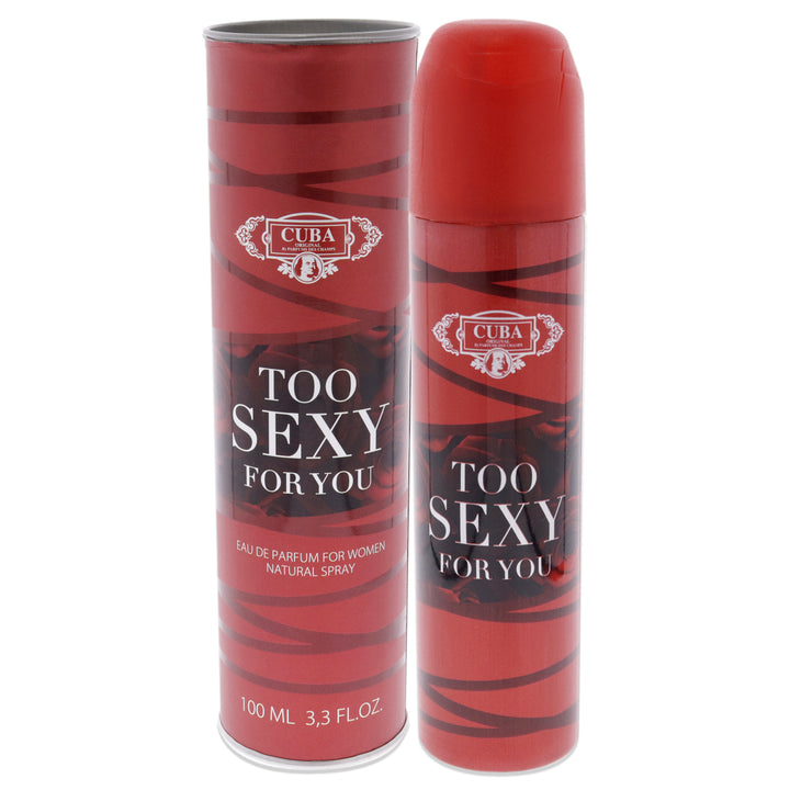 Cuba Too Sexy For You by Cuba for Women - 3.3 oz EDP Spray - Nexusni