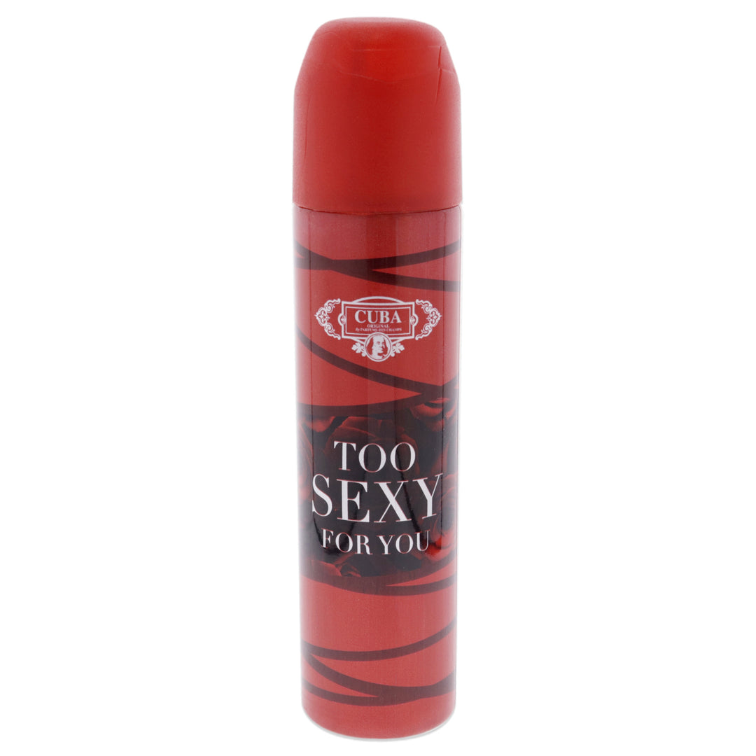 Cuba Too Sexy For You by Cuba for Women - 3.3 oz EDP Spray - Nexusni