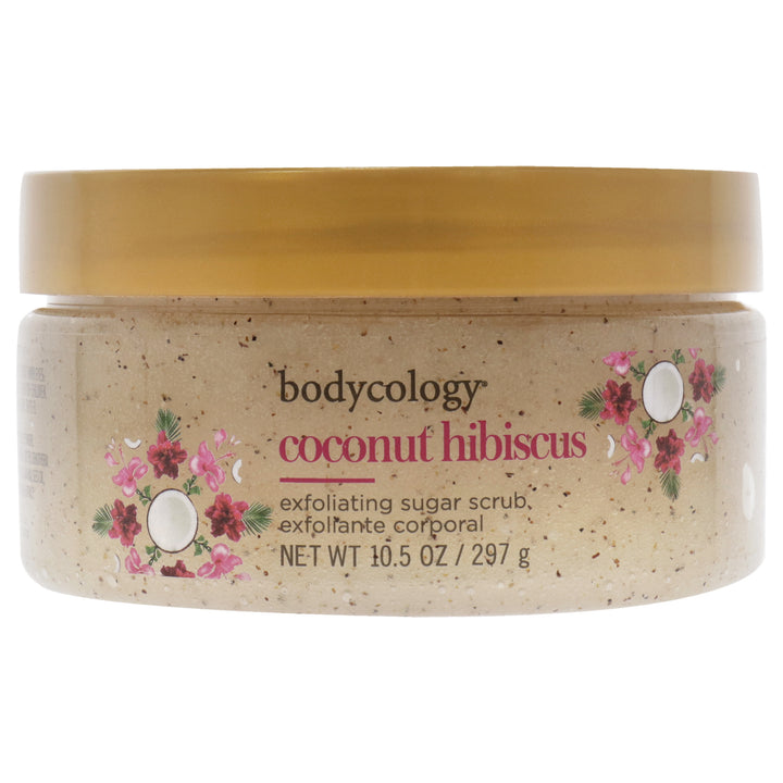 Coconut Hibiscus Exfoliating Sugar Scrub by Bodycology for Women - 10.5 oz Scrub