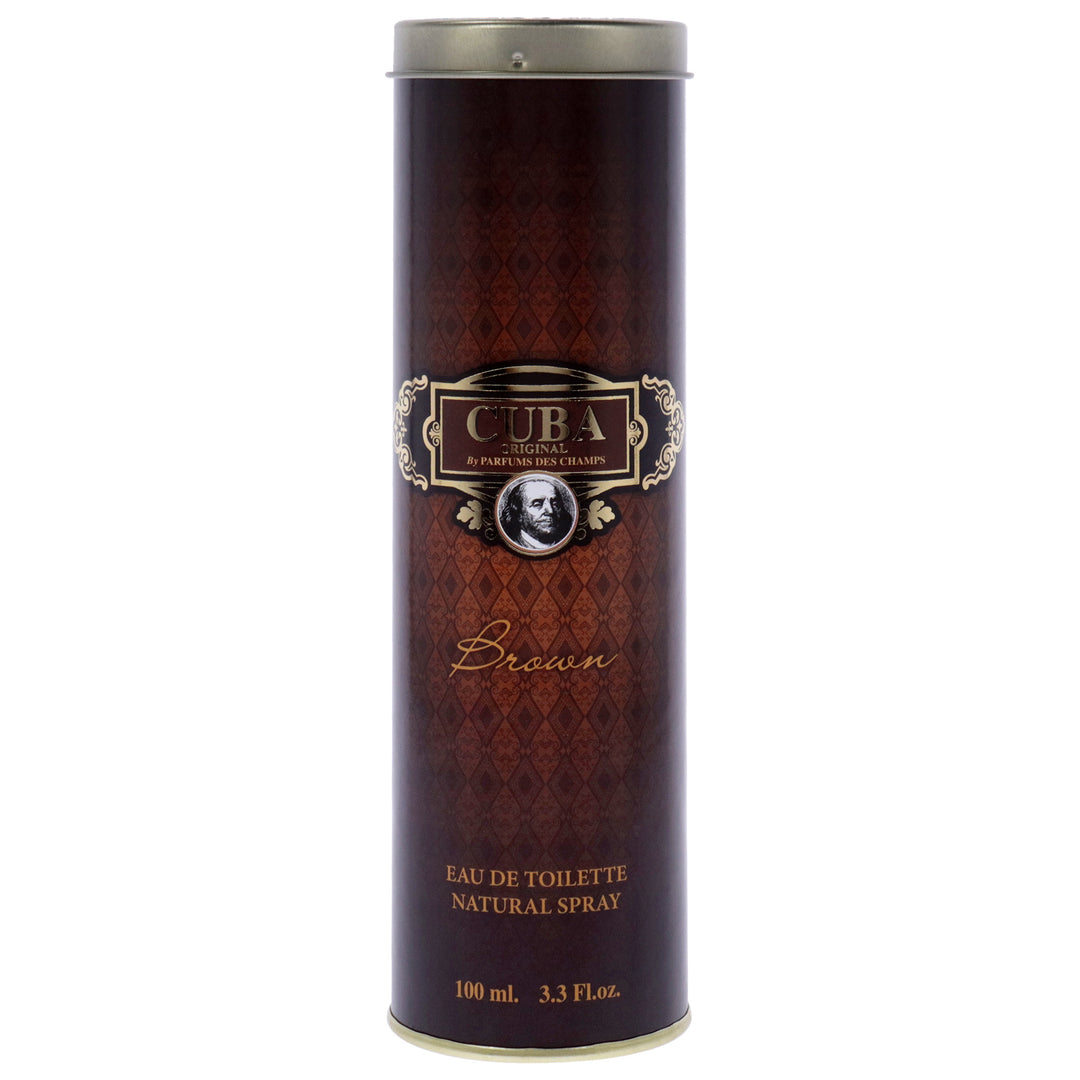 Cuba Brown by Cuba for Men - 3.3 oz EDT Spray - Nexusni