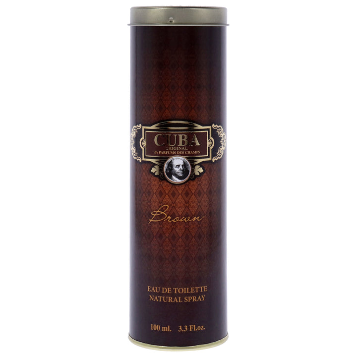 Cuba Brown by Cuba for Men - 3.3 oz EDT Spray - Nexusni