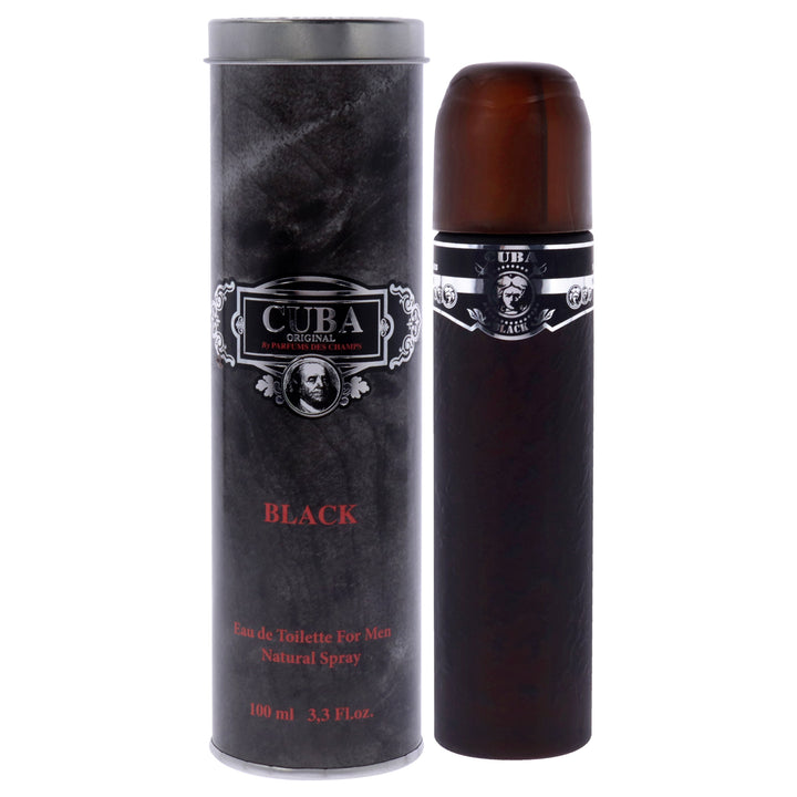 Cuba Black by Cuba for Men - 3.3 oz EDT Spray - Nexusni