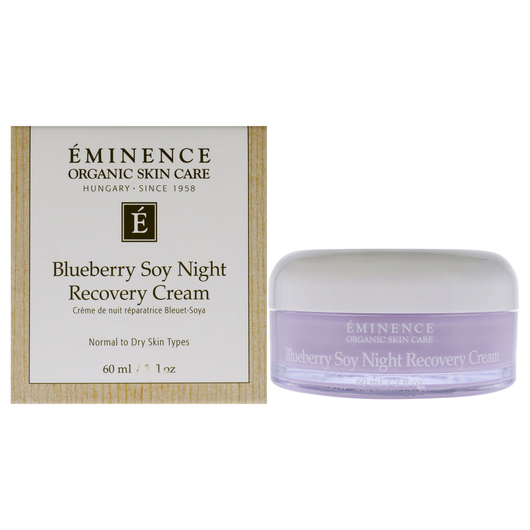 Blueberry Soy Night Recovery Cream by Eminence for Unisex - 2 oz Cream - Nexusni