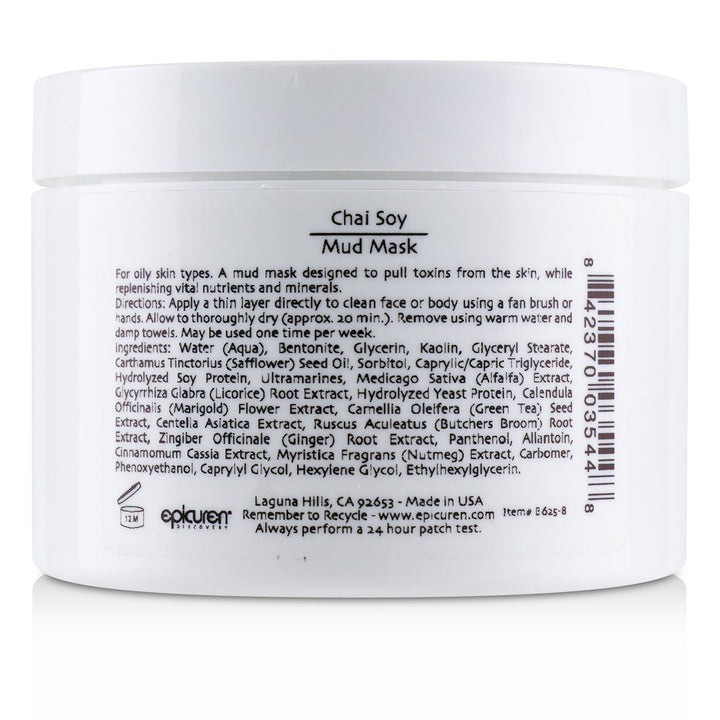 Chai Soy Mud Mask - For Oily Skin Types (Salon Size) - Nexusni