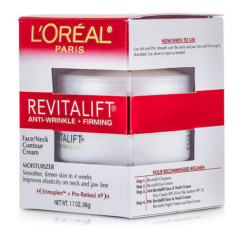 L'OREAL by L'Oreal RevitaLift Anti-Wrinkle + Firming Face/ Neck Contour Cream --48g/1.7oz - Nexusni