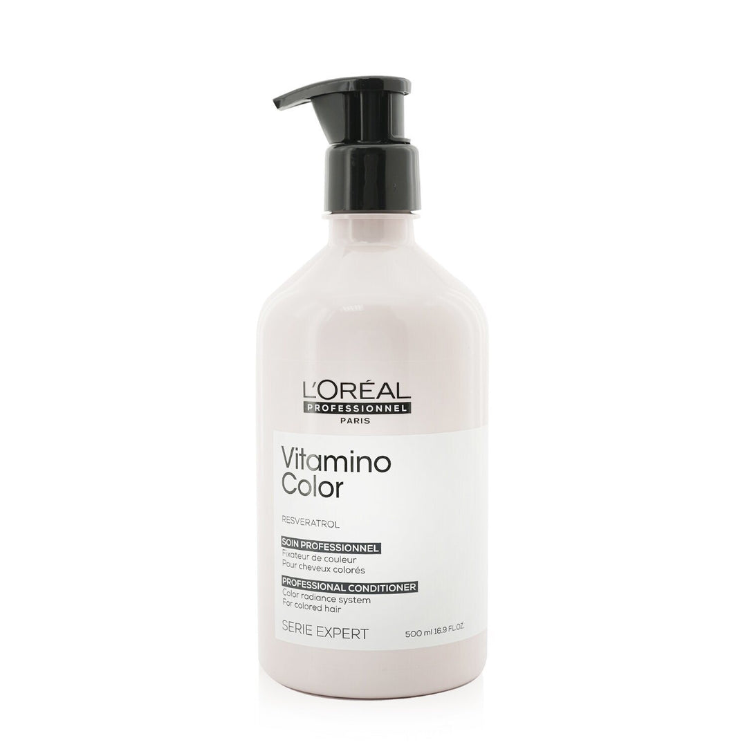 L'OREAL - Professionnel Serie Expert - Vitamino Color Resveratrol Color Radiance System Conditioner (For Colored Hair) 1202841C/975365 500ml/16.9oz - Nexusni