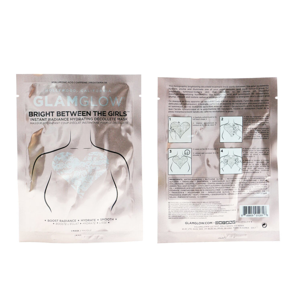 GLAMGLOW - Bright Between The Girls Instant Radiance Hydrating Decollete Mask G1C7 / 012816 1sheet - Nexusni