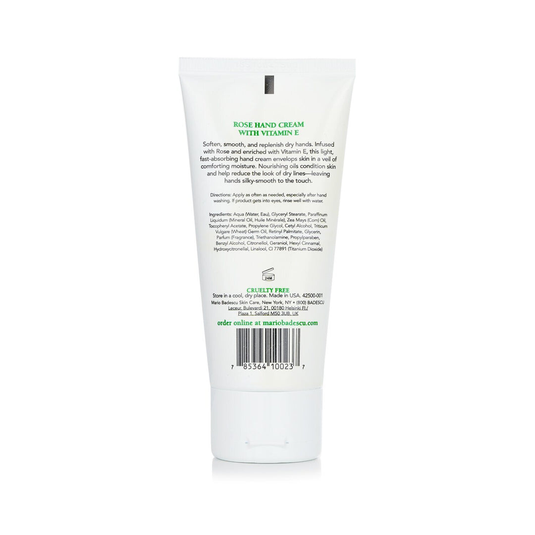 MARIO BADESCU - Hand Cream with Vitamin E - Rose 100237 85g/3oz - Nexusni