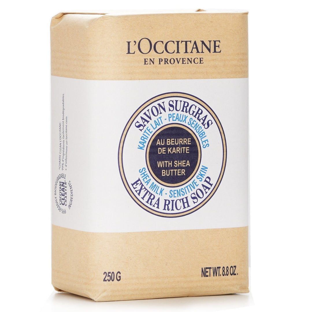 L'OCCITANE - Shea Butter Extra Rich Soap - Shea Milk (For Sensitive Skin) 01SA250LT20/680520 250g/8.8oz - Nexusni