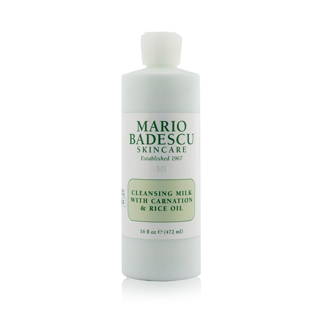 MARIO BADESCU - Cleansing Milk With Carnation & Rice Oil - For Dry/ Sensitive Skin Types 01018 472ml/16oz - Nexusni