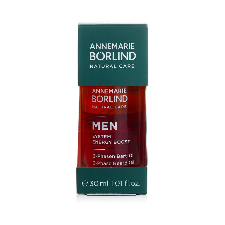 ANNEMARIE BORLIND - Men System Energy Boost 2-Phase Beard Oil 225406 30ml/1.01oz - Nexusni