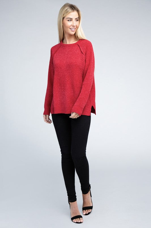 Raglan Chenille Sweater - Nexusni