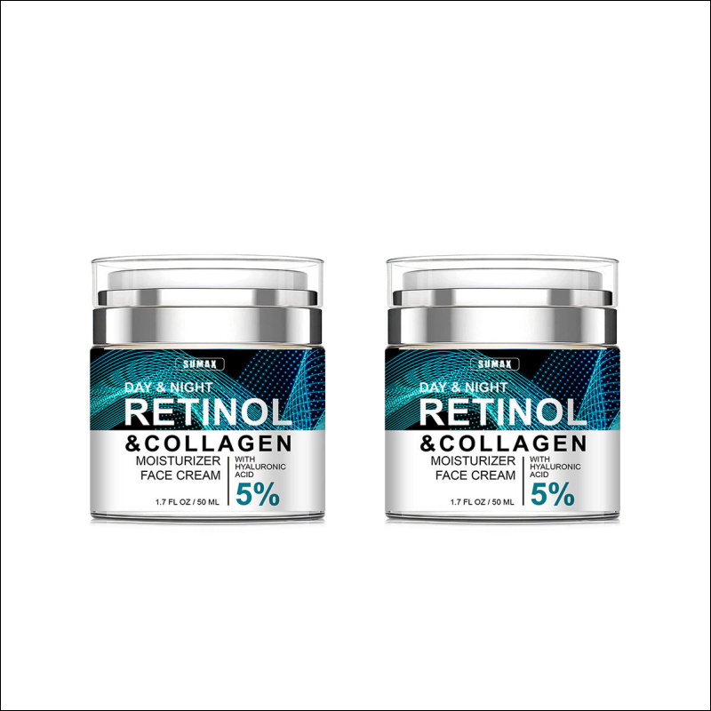 Advanced Retinol Collagen Cream For Face With 5 Hyaluronic Acid Anti-Aging Cream Anti Wrinkle Reduce Fine Lines Lifting