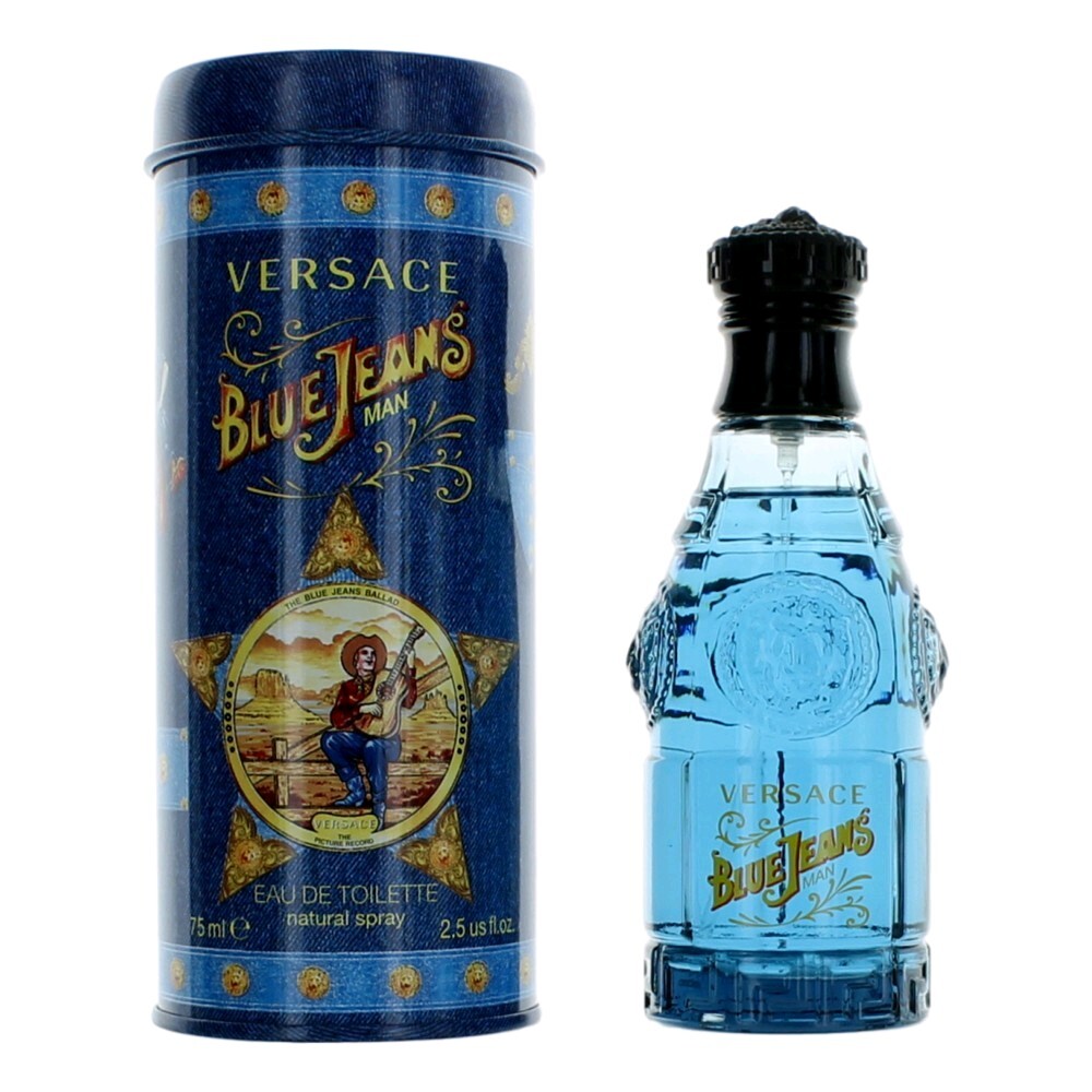 Versace Blue Jeans Men's Eau De Toilette 2.5 oz Fragrance - Nexusni