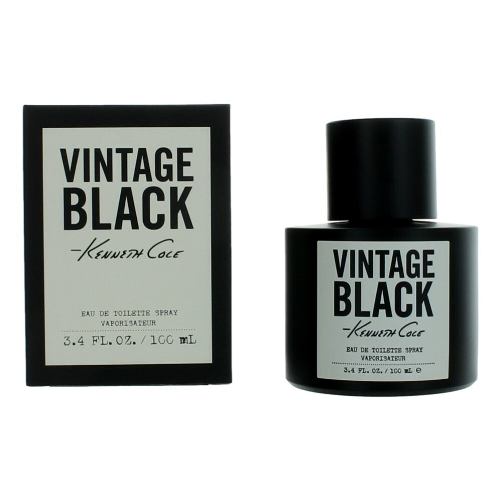 Kenneth Cole Vintage Black by Kenneth Cole, 3.4 oz Eau De Toilette Spray for Men - Nexusni