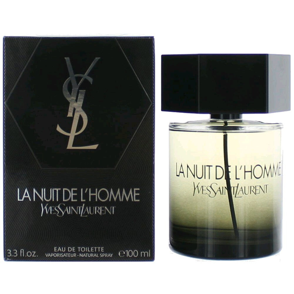 La Nuit De L'Homme by Yves Saint Laurent, 3.3 oz Eau De Toilette Spray for Men - Nexusni