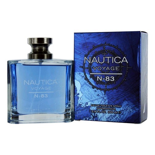 Nautica Voyage N-83 3.4 Oz Eau De Toilette Spray - Spicy Mint, Sea Notes - Nexusni