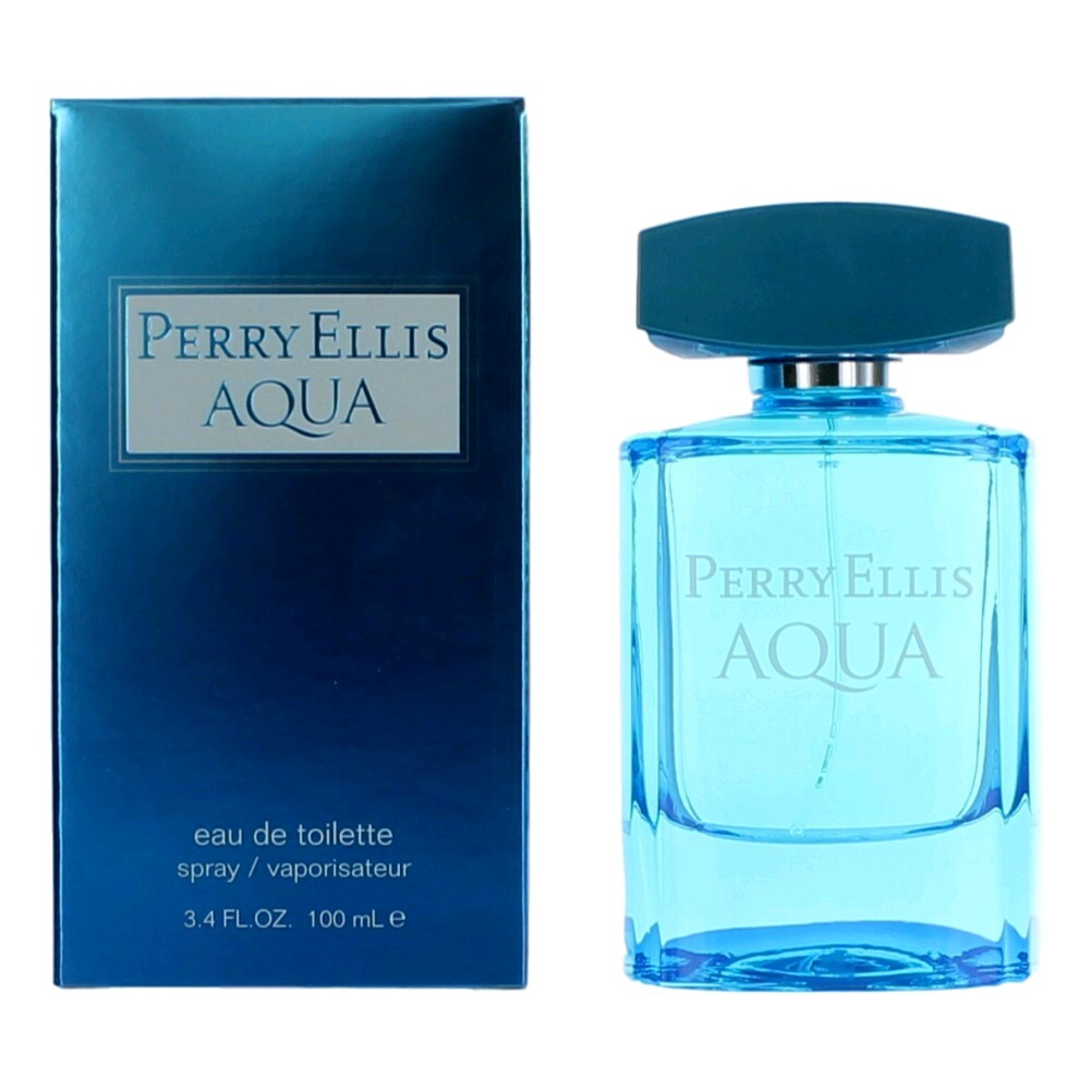 Perry Ellis Aqua Eau De Toilette Spray For Men 3.4 Oz - Nexusni