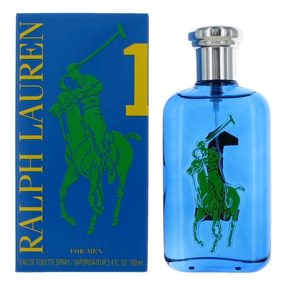 Polo Big Pony Blue #1 by Ralph Lauren, 3.4 oz Eau De Toilette Spray for Men - Nexusni