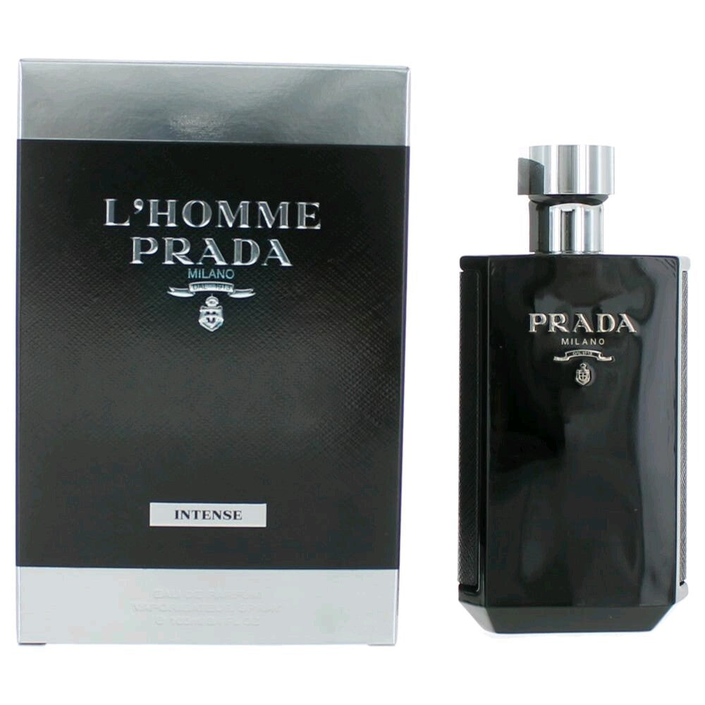 L'Homme Prada Intense by Prada, 3.4 oz Eau De Parfum Spray for Men - Nexusni