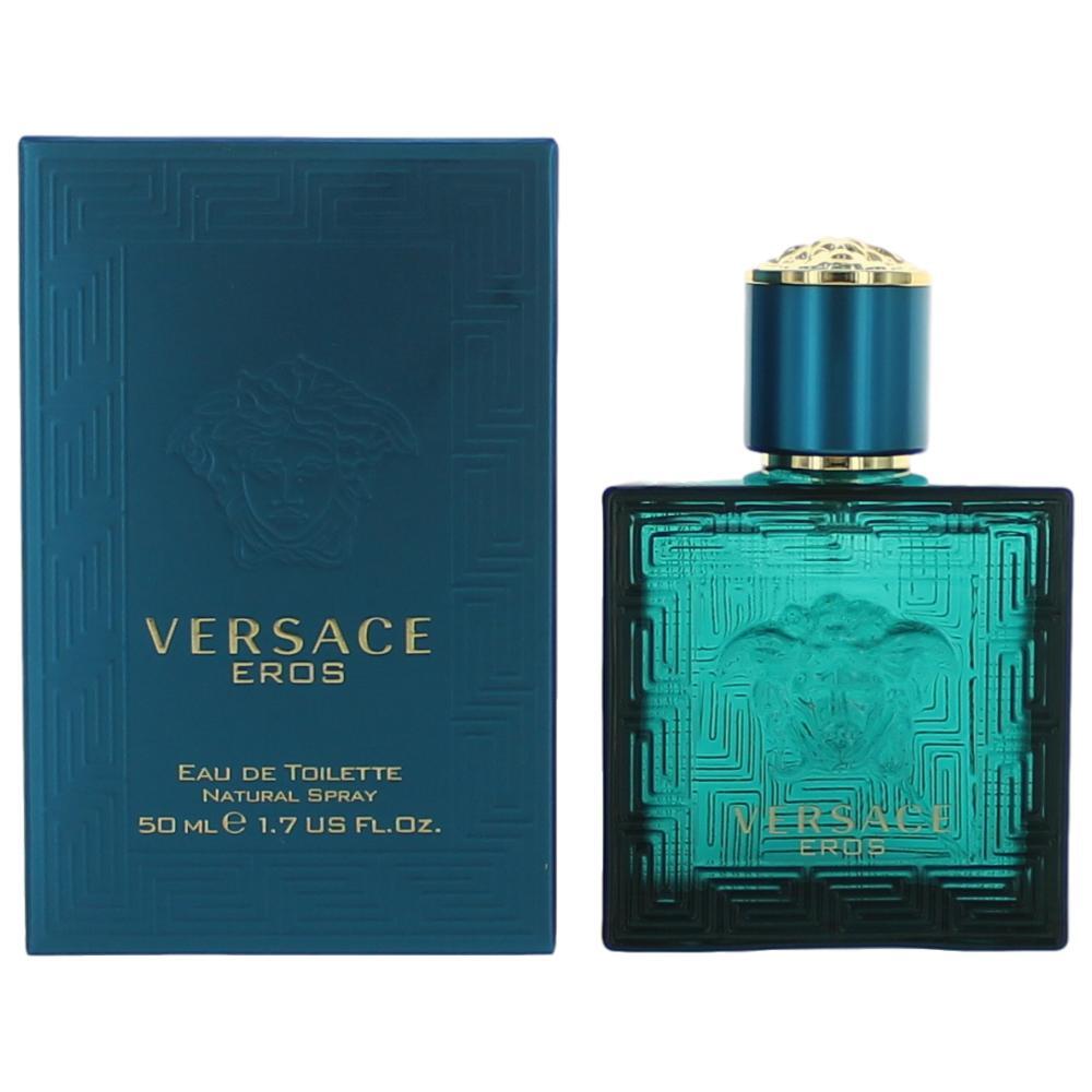 Versace Eros Eau De Toilette 1.7oz - Bold Woody Fragrance for Men - Nexusni