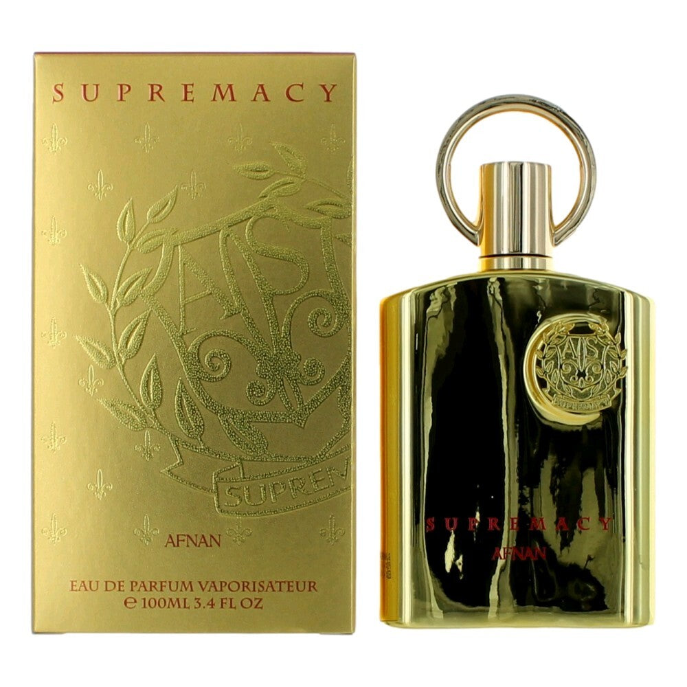 Supremacy Gold by Afnan, 3.4 oz Eau De Parfum Spray for Unisex - Nexusni