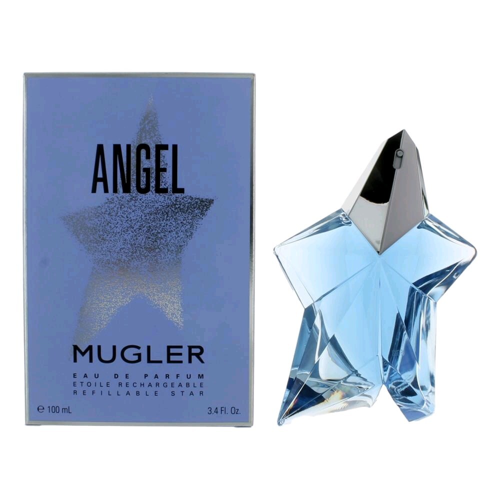 Angel by Thierry Mugler, 3.4 oz Eau De Parfum Spray Refillable Star for Women - Nexusni