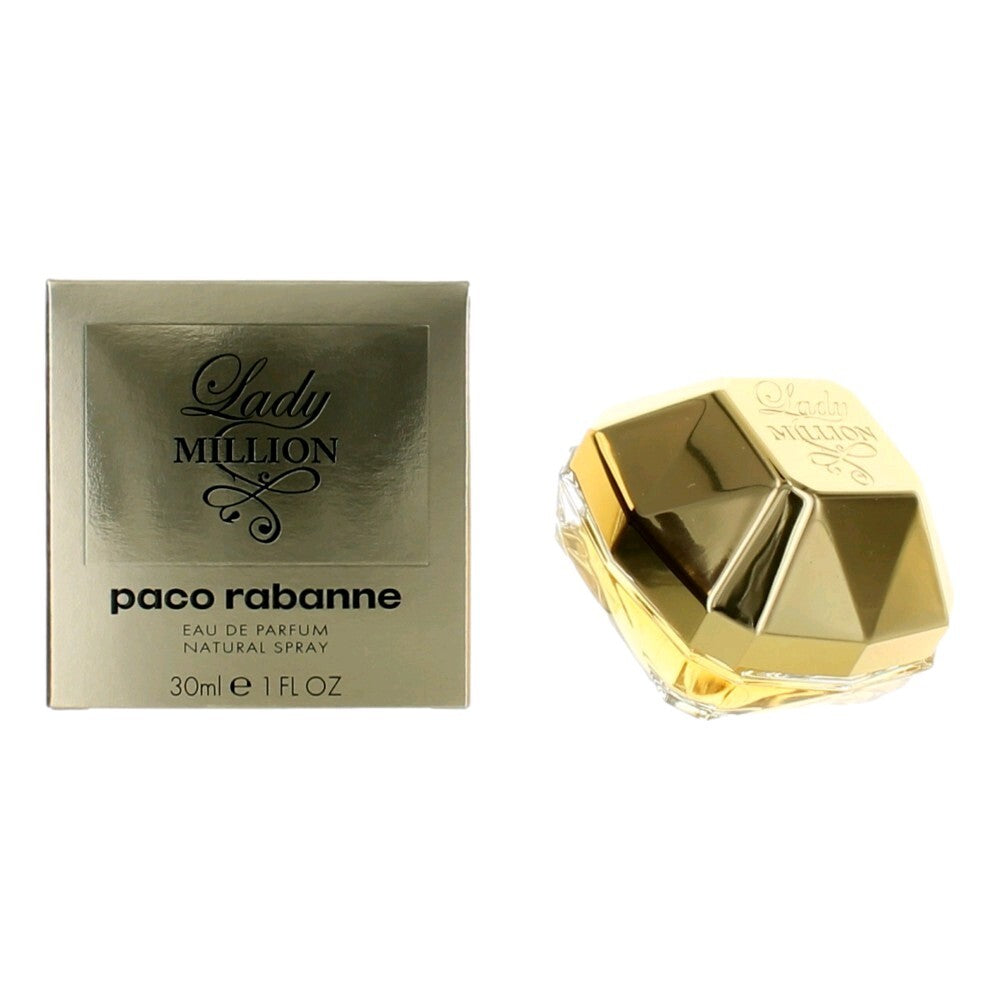 Lady Million by Paco Rabanne, 1 oz Eau de Parfum Spray for Women - Nexusni