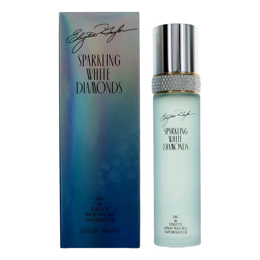 Sparkling White Diamonds by Elizabeth Taylor, 3.3 oz Eau De Toilette Spray for Women - Nexusni