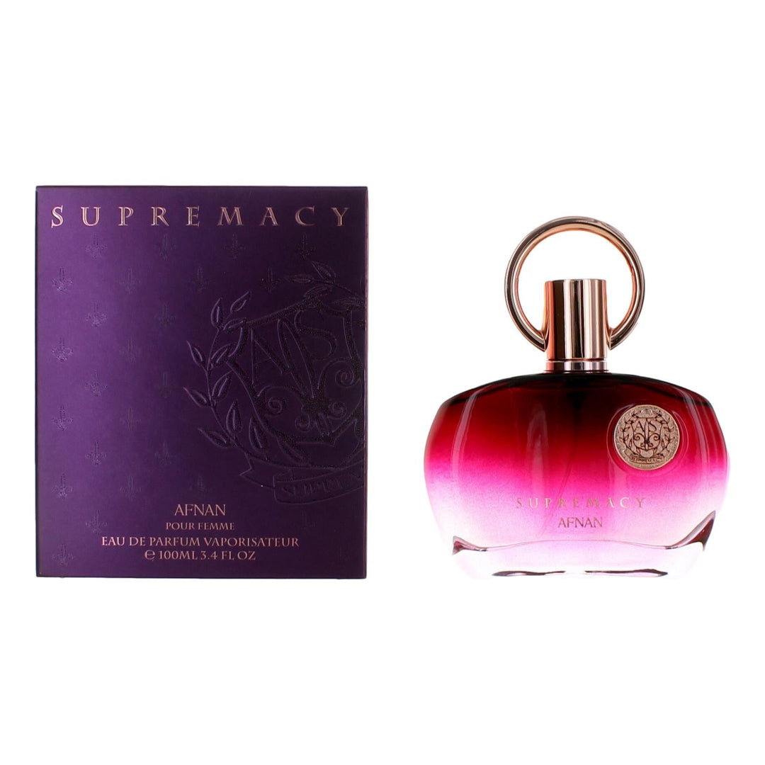 Supremacy Purple by Afnan, 3.4 oz Eau de Parfum Spray for Women - Nexusni