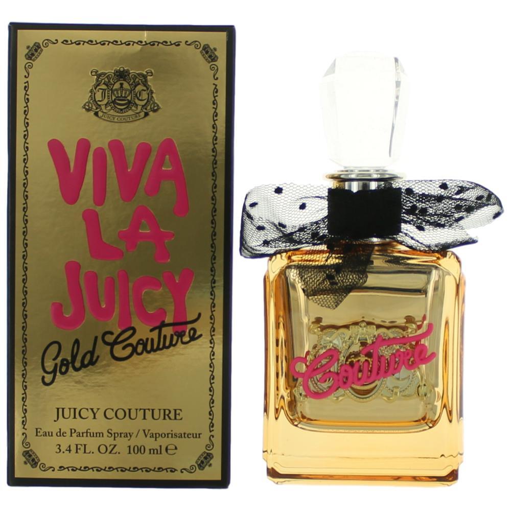 Viva La Juicy Gold Couture by Juicy Couture, 3.4 oz Eau De Parfum Spray for Women - Nexusni