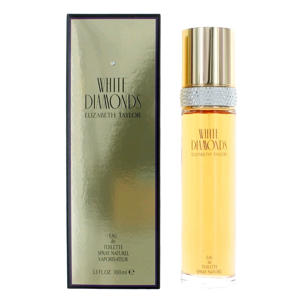 Elizabeth Taylor White Diamonds, 3.3 oz Eau De Toilette Spray for Women - Nexusni