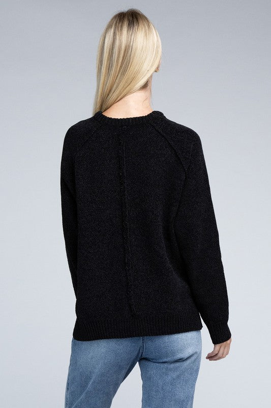 Raglan Chenille Sweater - Nexusni