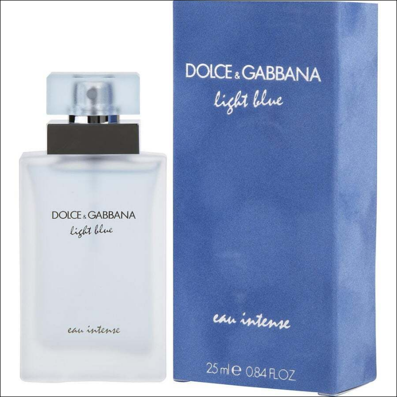 D & G LIGHT BLUE EAU INTENSE by Dolce & Gabbana (WOMEN) - EAU DE PARFUM SPRAY 0.84 OZ - Fragrance For Women