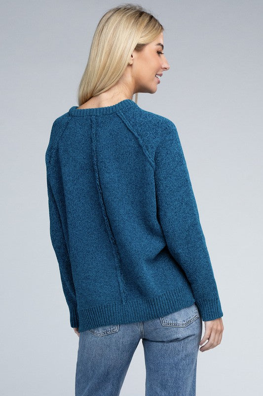 Raglan Chenille Sweater - Nexusni