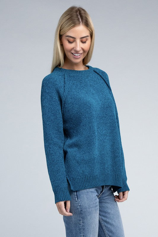 Raglan Chenille Sweater - Nexusni