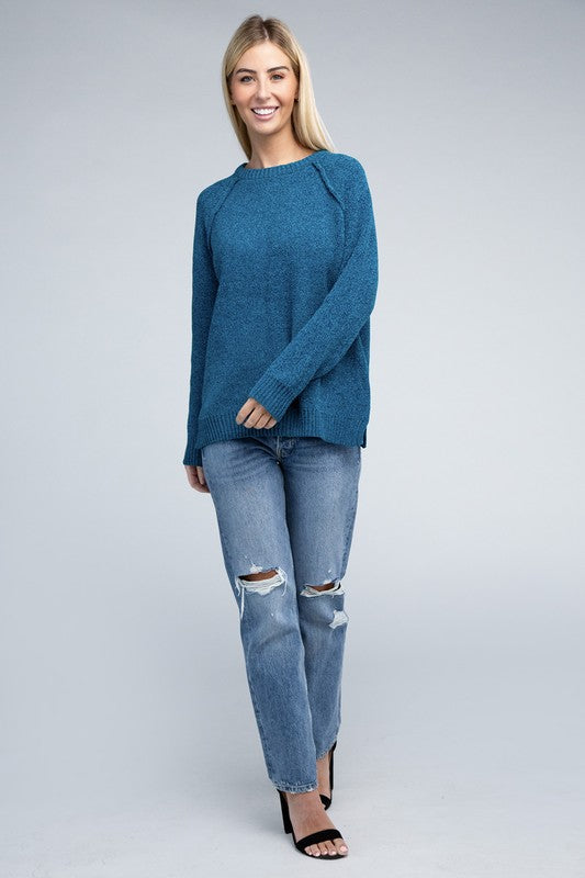 Raglan Chenille Sweater - Nexusni