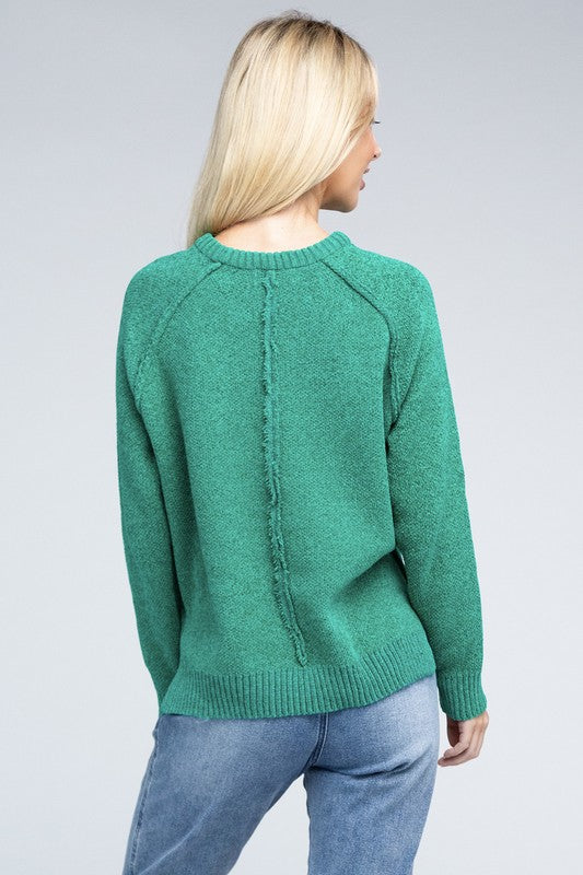 Raglan Chenille Sweater - Nexusni