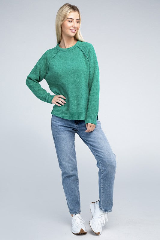 Raglan Chenille Sweater - Nexusni