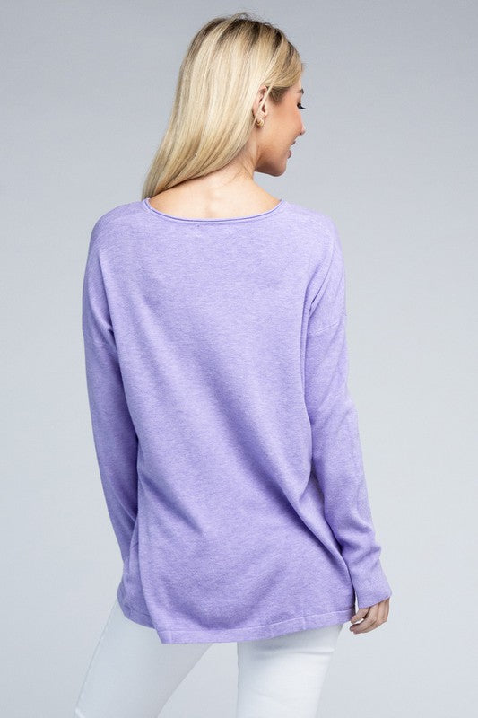 Viscose Front Pockets Sweater - Nexusni