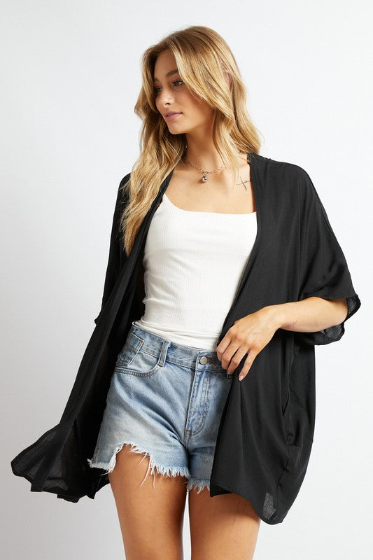 Favorite Solid Kimono Cardigan - Nexusni