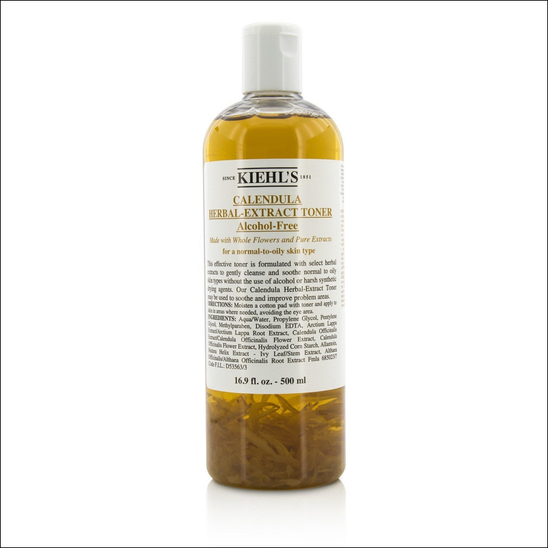 KIEHL’S - Calendula Herbal Extract Alcohol-Free Toner - For Normal to Oily Skin Types 71171/S09262 500ml/16.9oz