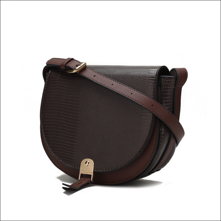 MKF Collection Adalyn Snake Embossed Vegan Leather Women Shoulder Bag by Mia K - Travel & Bags