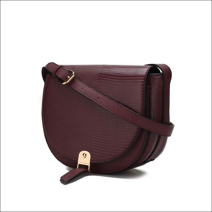 MKF Collection Adalyn Snake Embossed Vegan Leather Women Shoulder Bag by Mia K - Travel & Bags