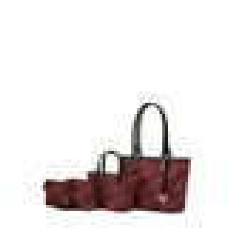 MKF Collection Alexy M Signature Tote Set by Mia K. 4-Piece (Color Burgundy) - Travel & Bags