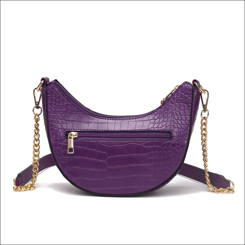 MKF Collection Amira Crocodile Embossed Vegan Leather Women Shoulder Bag by Mia K - Travel & Bags