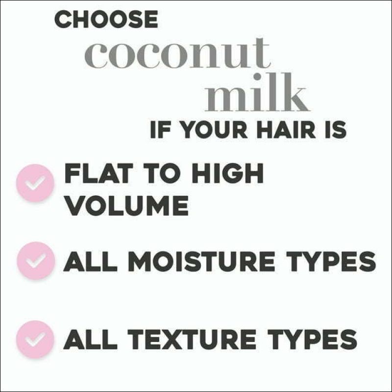 OGX Coconut Milk Moisturizing Strength & Shine Leave-In Treatment Hair Serum 4 fl oz - Hair Care