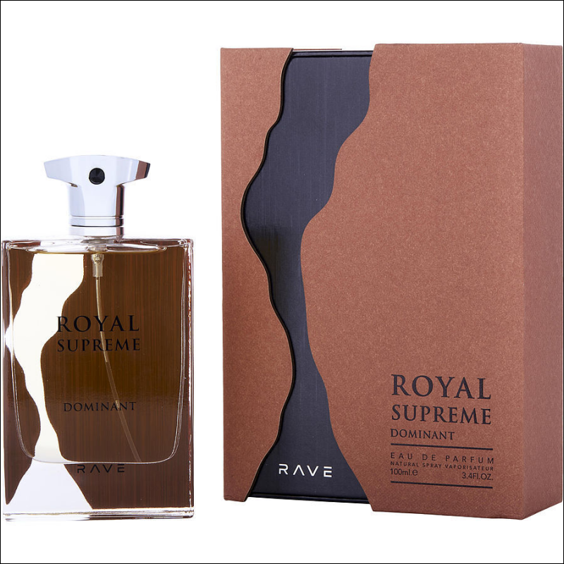 RAVE ROYAL SUPREME DOMINANT by Rave (MEN) - EAU DE PARFUM SPRAY 3.4 OZ Fragrance For Men RAVE ROYAL SUPREME DOMINANT